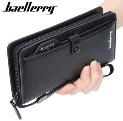 Men's PU Leather Wallet - Slim & Stylish with