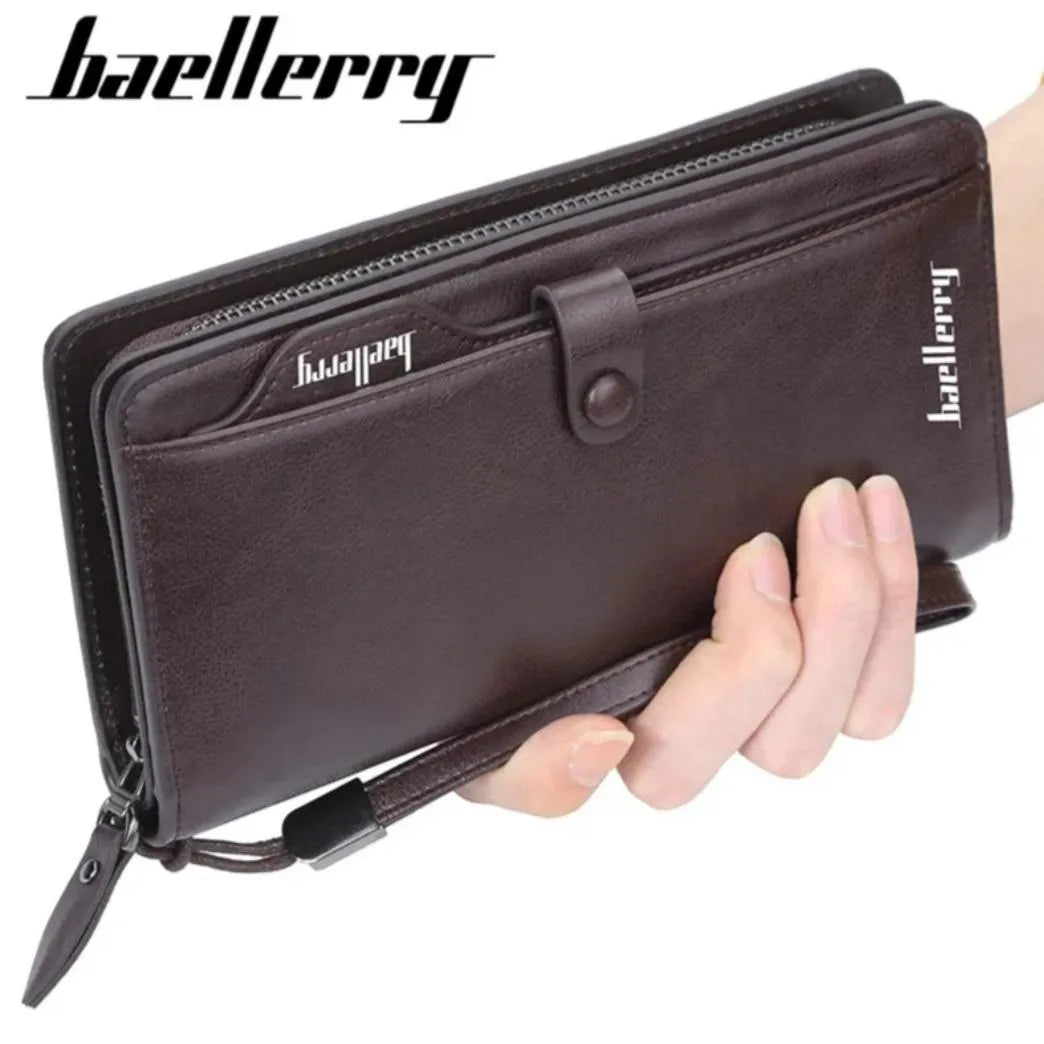 Men's PU Leather Wallet - Slim & Stylish with