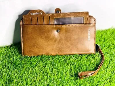 Men's PU Leather Wallet - Slim & Stylish with