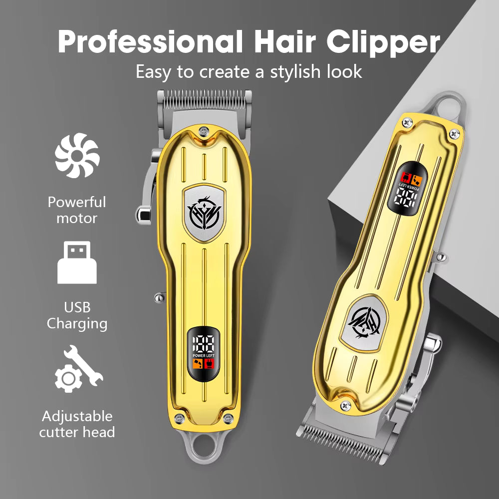 hiena Hair cutting machine Professional Hair Trimmer Barber Carving Gradient Finish Machine Electric Clipper barber cordless